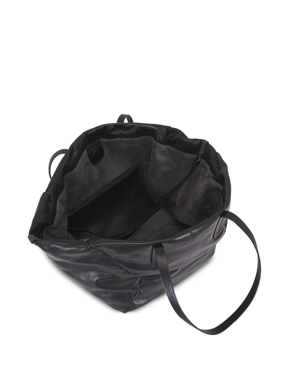 Brunello Cucinelli Duo medium shopper met vlakken Zwart
