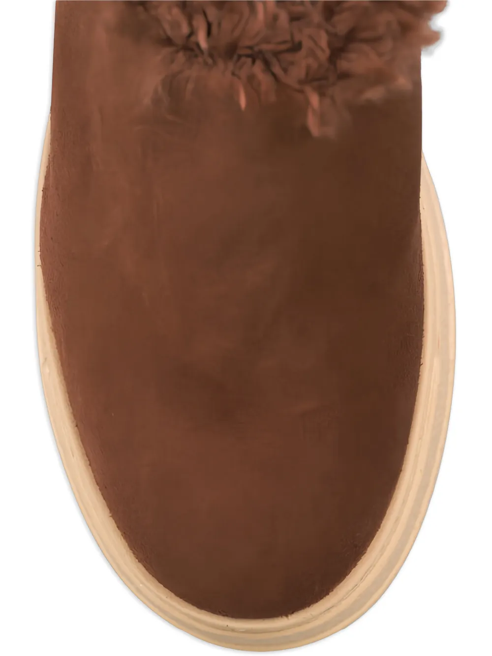 AGL Muiltjes met plateauzool Bruin