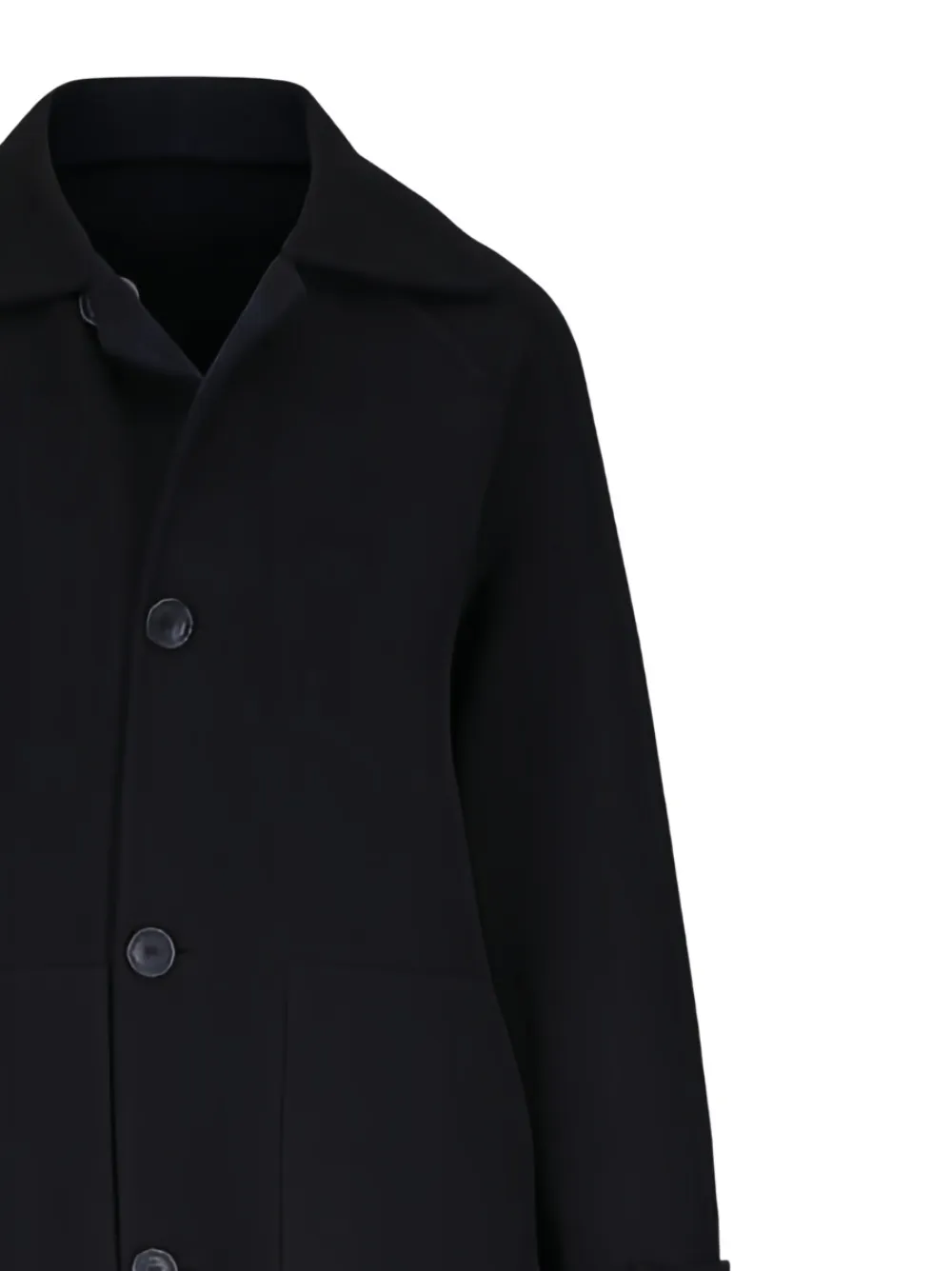  Akris Estelle Reversible Checked Buttoned Coat - Blue 