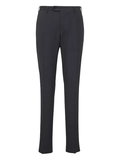 Canali press-crease trousers