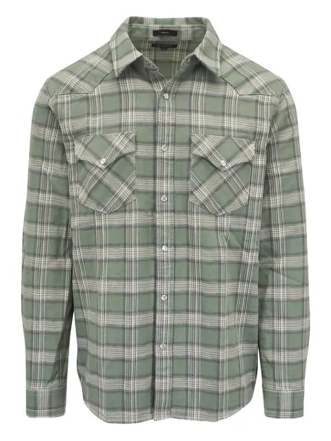 AG Jeans checked snap-button shirt