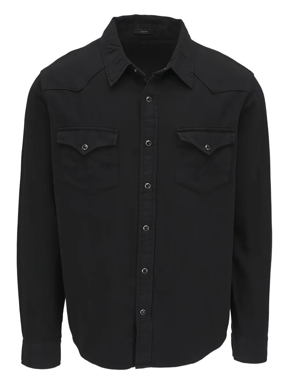 AG Jeans flap-pocket western shirt - Nero