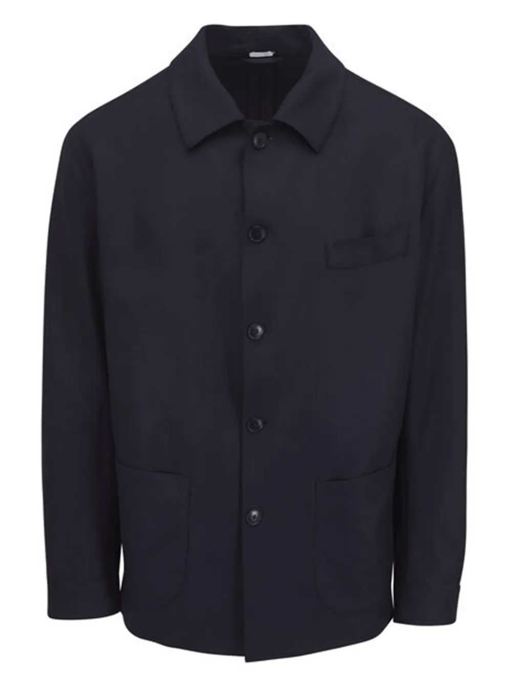 Atelier Munro buttoned shirt jacket - Blau
