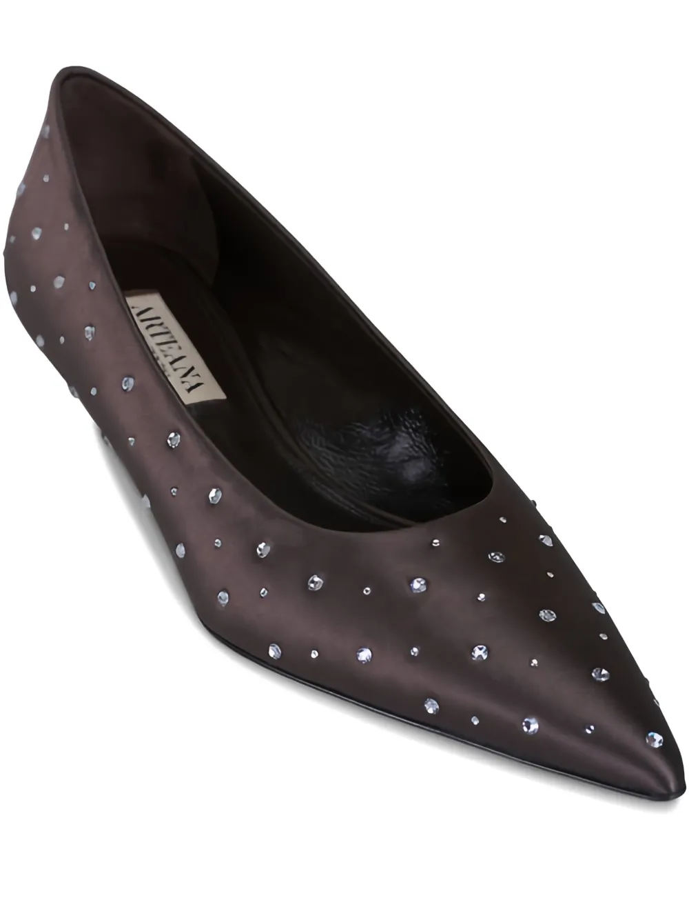 Arteana 35mm Sanremo Embellished Pointed-toe Pumps In Brown