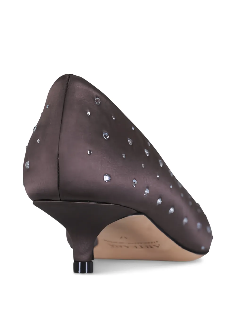  Arteana Sanremo Embellished Pointed-toe Pumps - Brown 