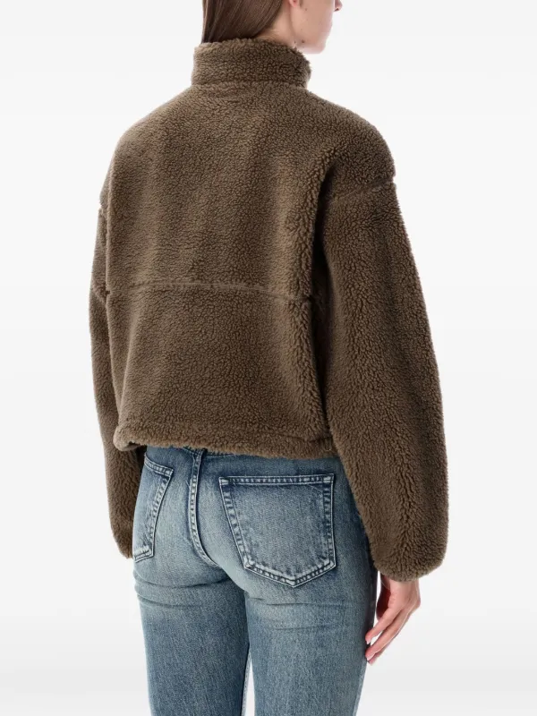 The North Face Extreme pile-texture half-zip Pullover | Brown