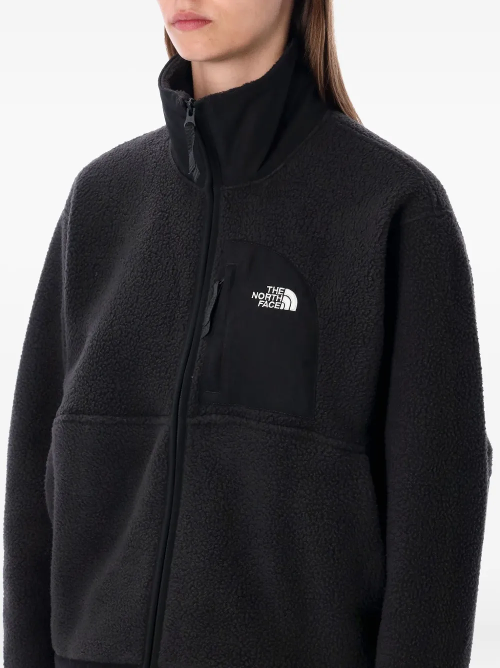 The North Face Yumiori Full-zip Fleece Jacket In Black