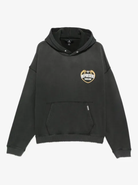 Represent hoodie con logo bordado
