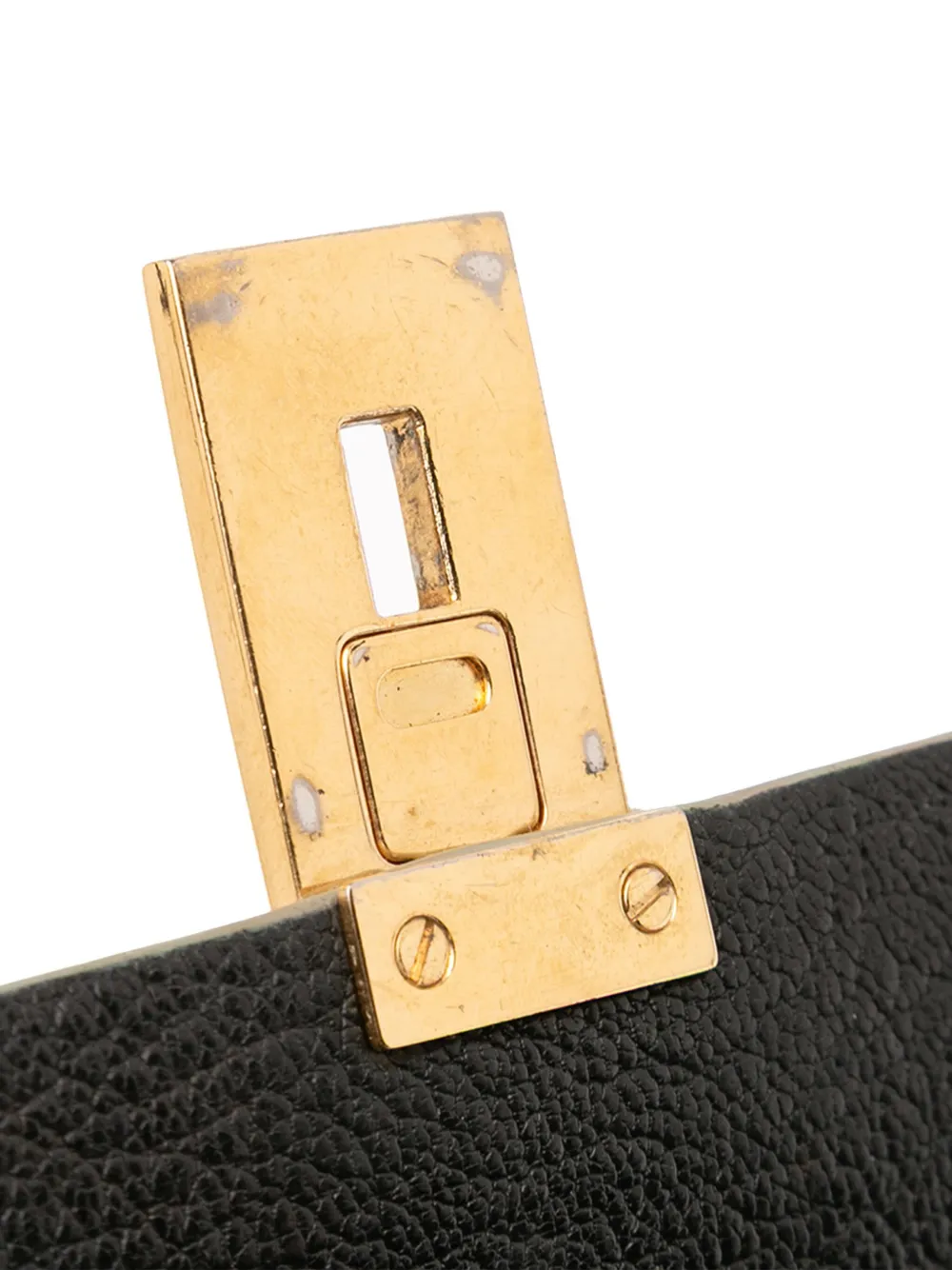 Pre-owned Chloé 2014 Mini Leather Drew Crossbody Bag In Black