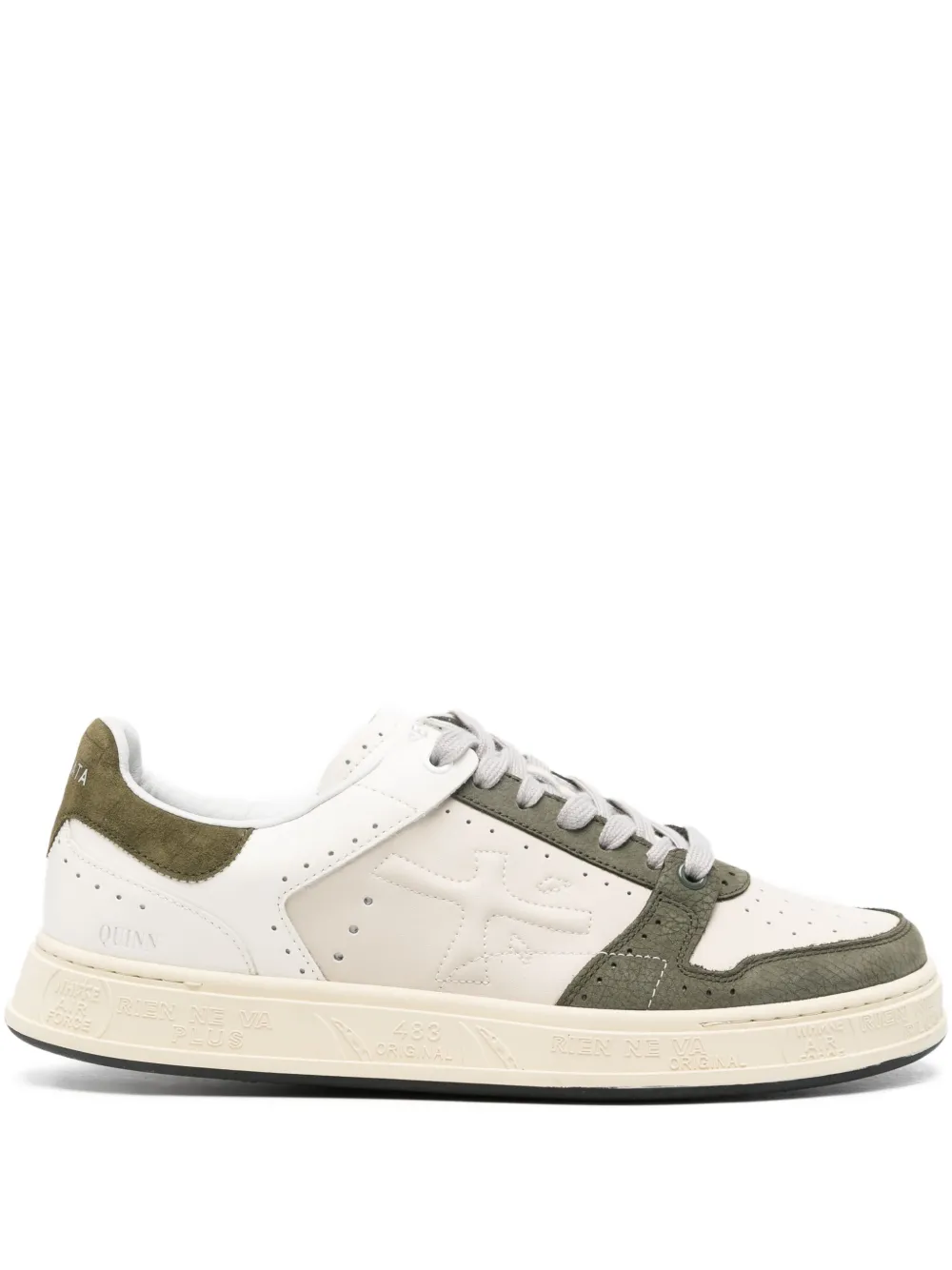 Premiata Sneakers met leren vlakken Beige