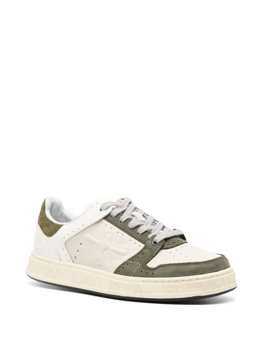 Premiata Sneakers met leren vlakken Beige