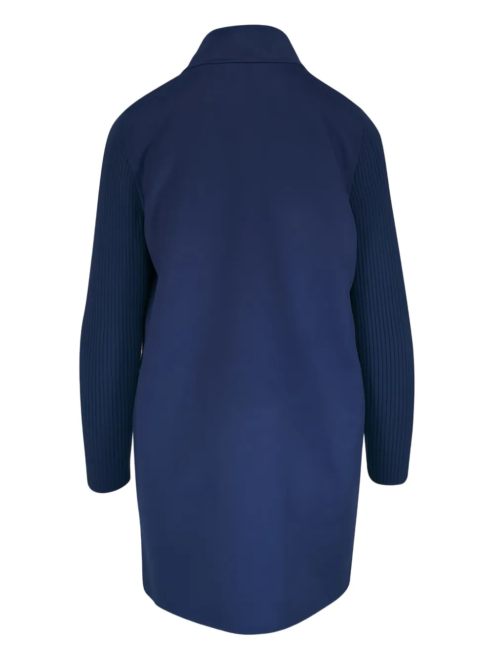 Kinross Cashmere Geribbelde jas - Blauw