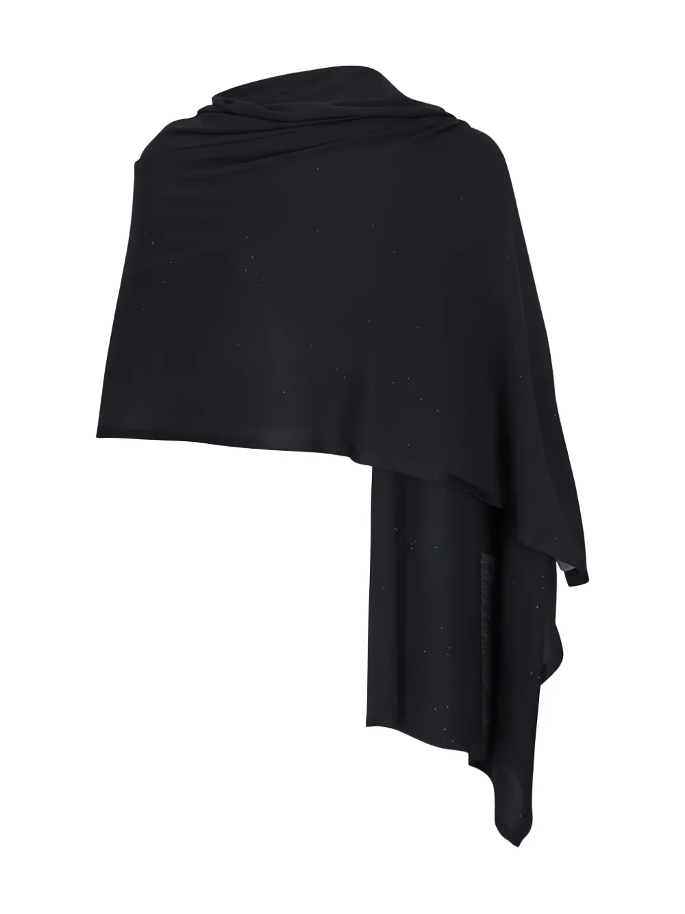 Kinross Cashmere sparkly scarf - Nero