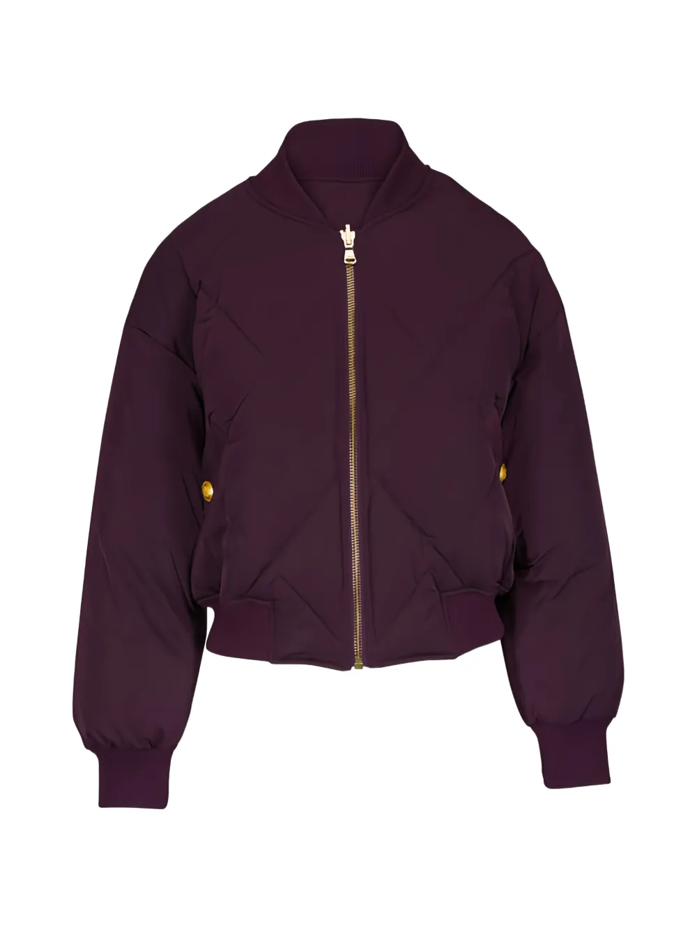 L'Agence reversible padded bomber jacket - Viola