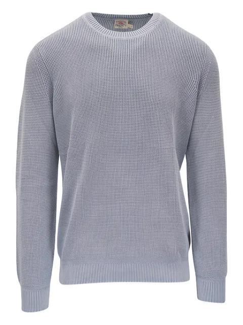 FAHERTY Sunwashed waffle-knit sweater