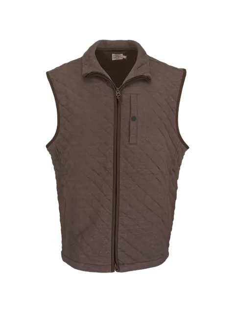 FAHERTY Epic quilted zip gilet