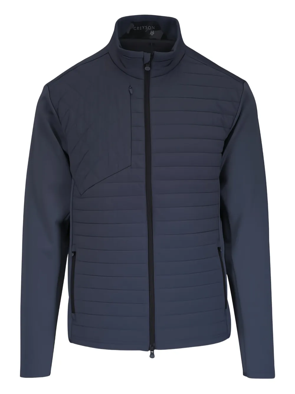 GREYSON quilted panel coat | Grey | Image 1