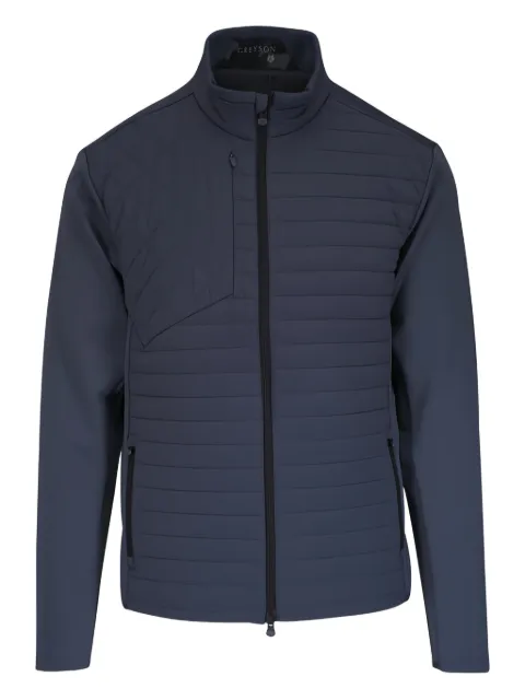 GREYSON quilted panel coat