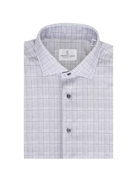 EMANUEL BERG check-pattern shirt