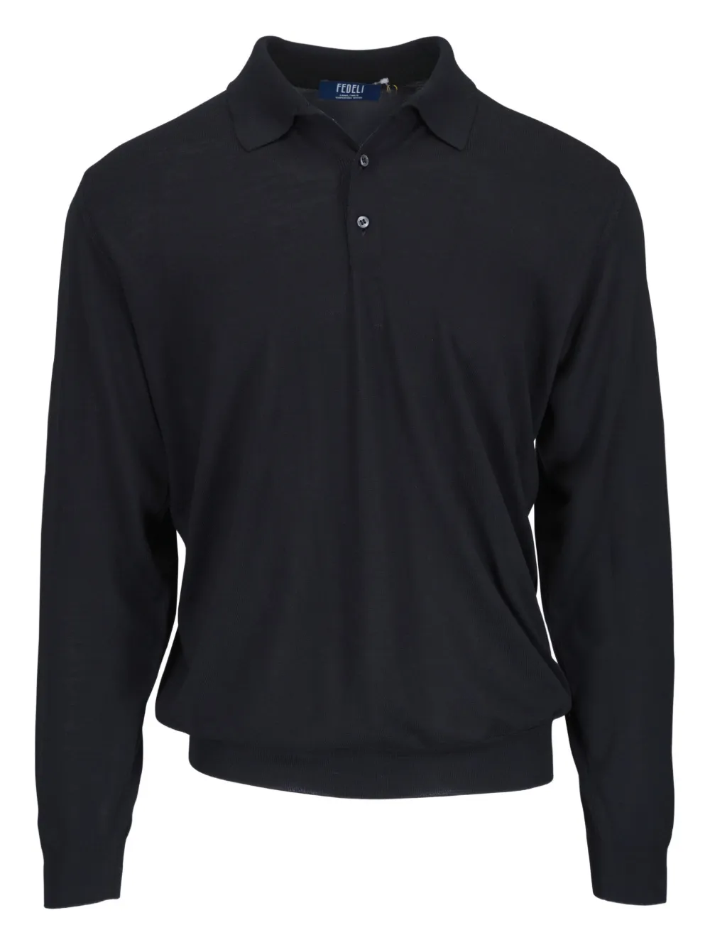 Fedeli Polo a maniche lunghe - Nero