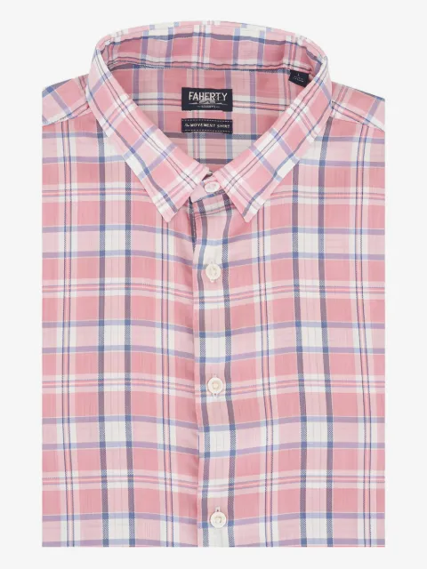 FAHERTY قميص ™Movement بكاروهات