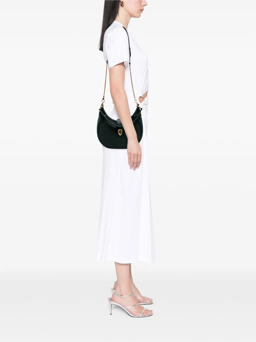 Bvlgari Pre-Owned 2021-2025 Small Leather Serpenti Ellipse satchel | Pre-Owned | Image 2