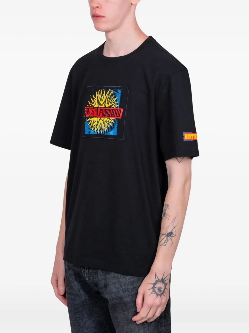 Martine Rose Flash Forward T-Shirt - Zwart