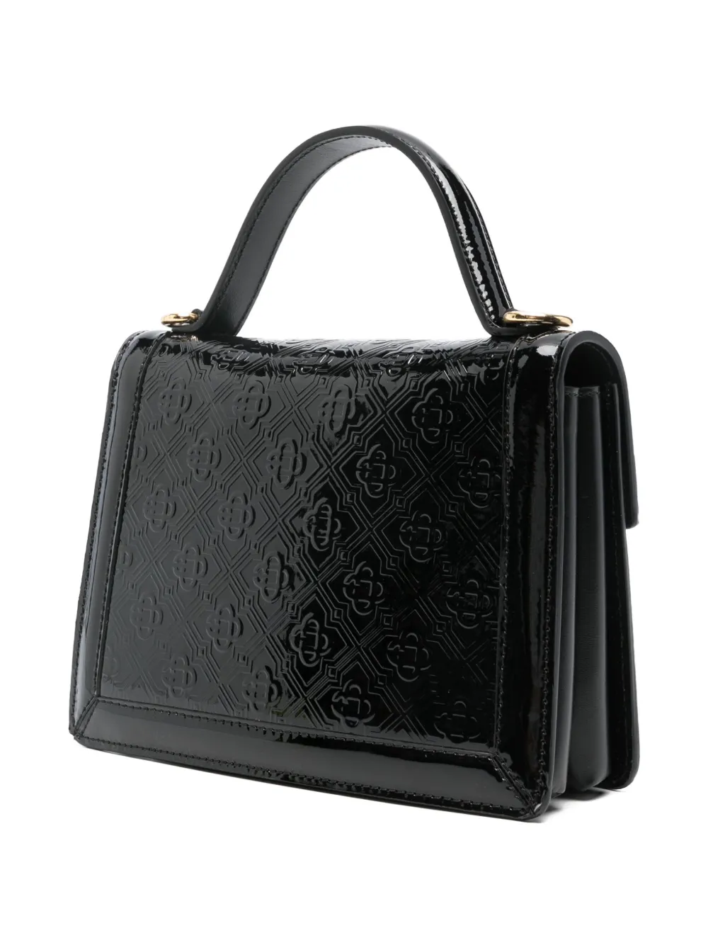 Casablanca Logo-embossed Shoulder Bag In Black