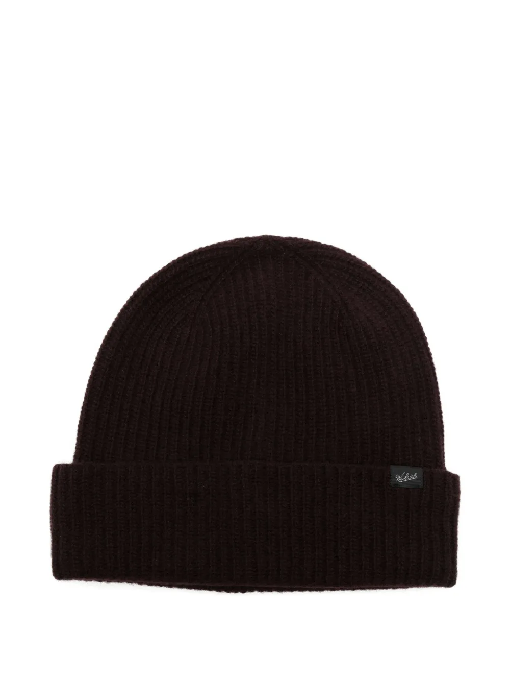 Woolrich ribbed beanie hat | Red | Image 1