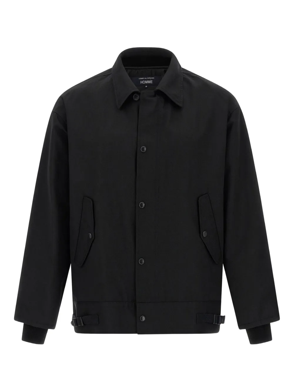 Comme des Garçons Homme press-stud fastening jacket | Black | Image 1
