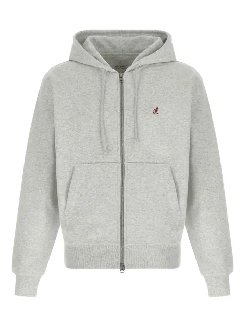 Gramicci embroidered zip-up hoodie