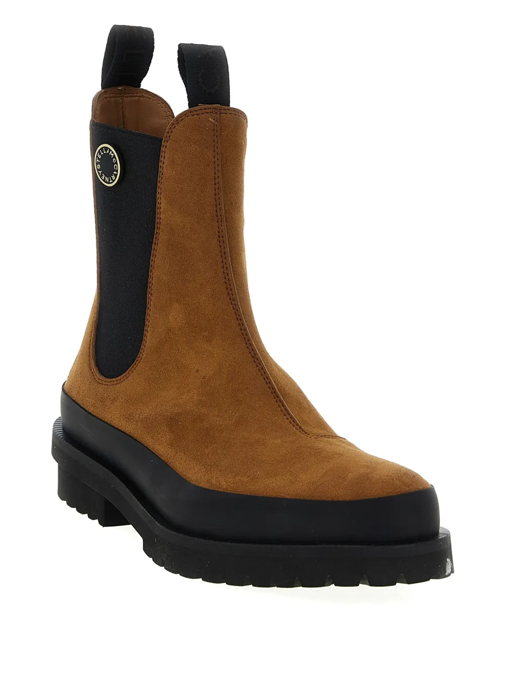 Stella McCartney suede Chelsea boots Brown
