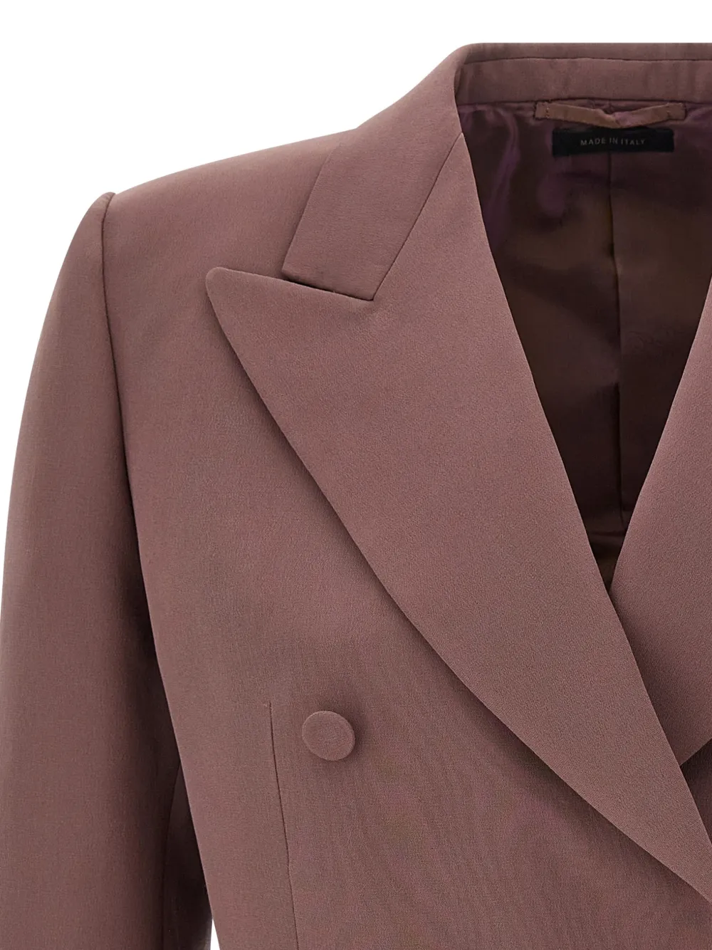 Brioni Blazer met dubbele rij knopen en puntige revers Roze