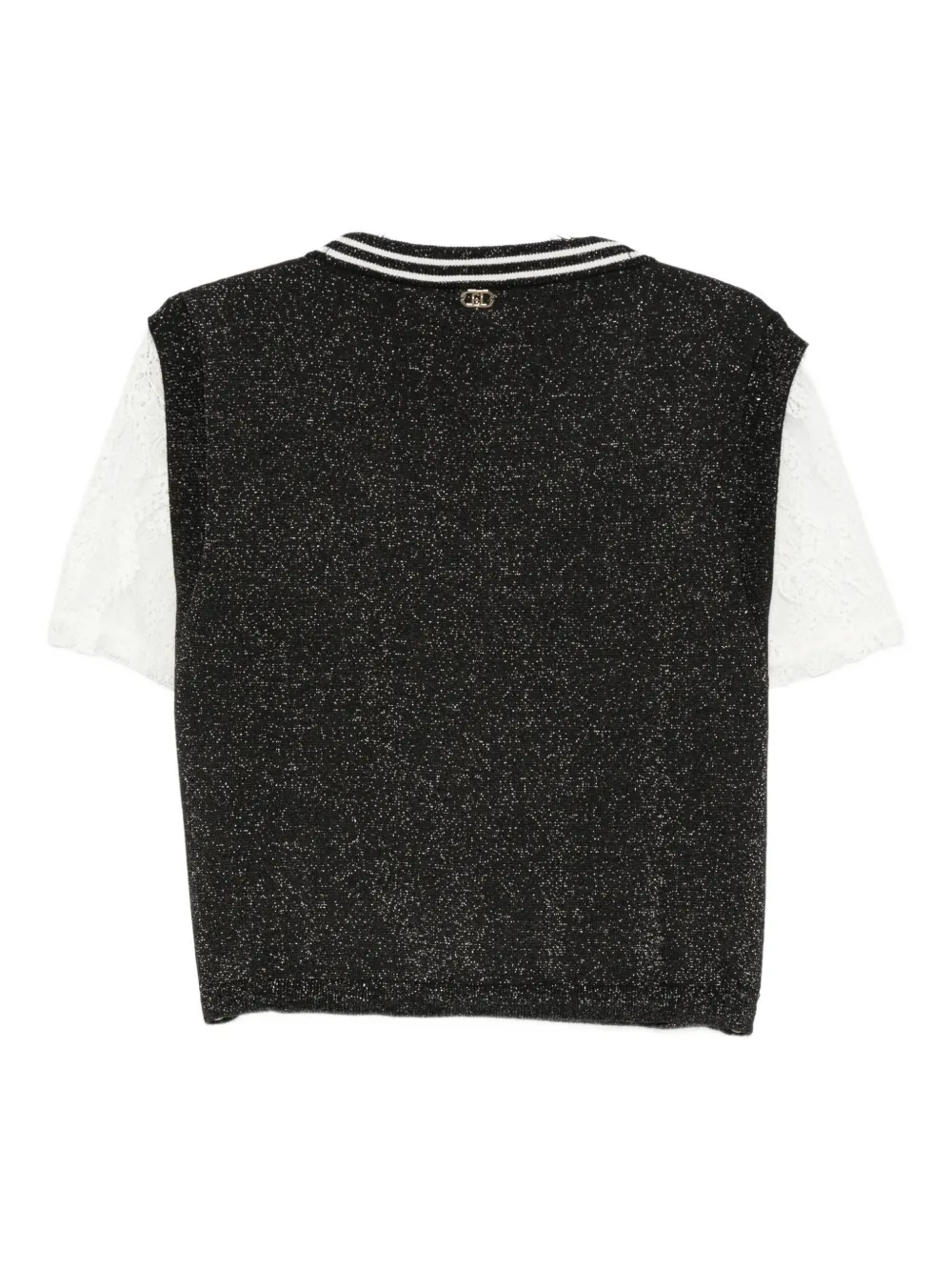 Liu •jo Layered T-shirt In Black
