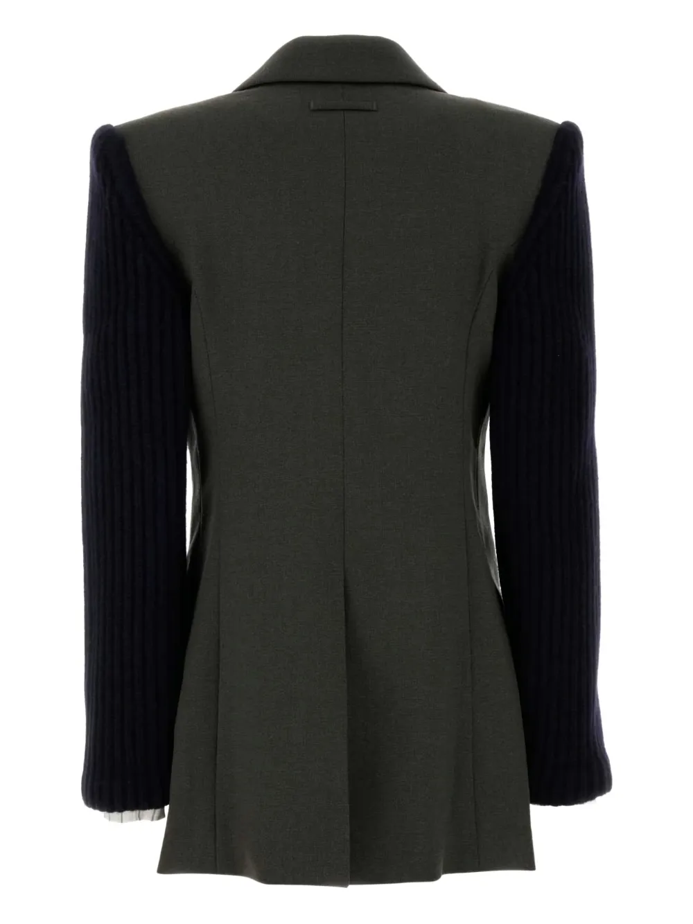 Jean Paul Gaultier Double-breasted Wool Blend Blazer Pockets In Green