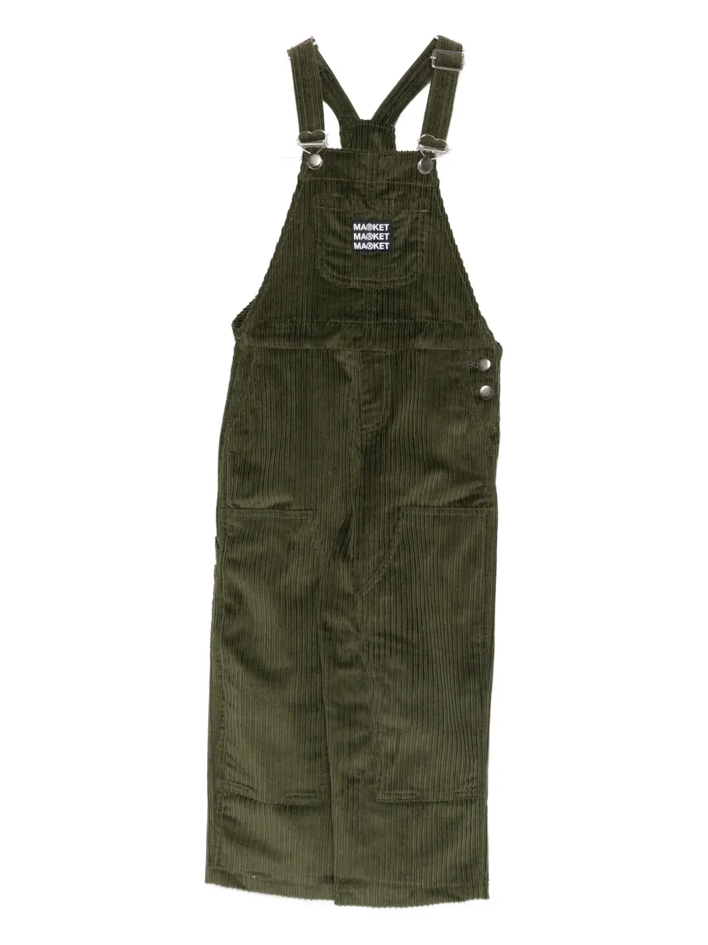 MARKET corduroy dungarees - グリーン MARKET corduroy dungarees - グリーン