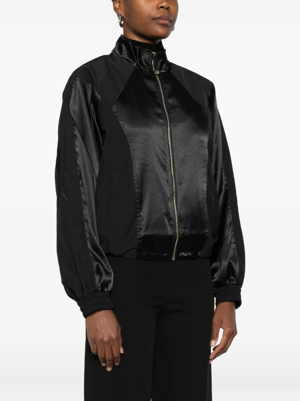 LIU JO Jack met rits en vlakken Zwart