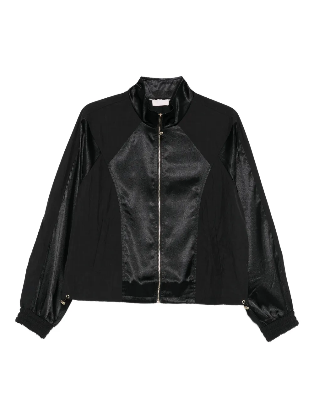 LIU JO zip panelled jacket | Black | Image 1
