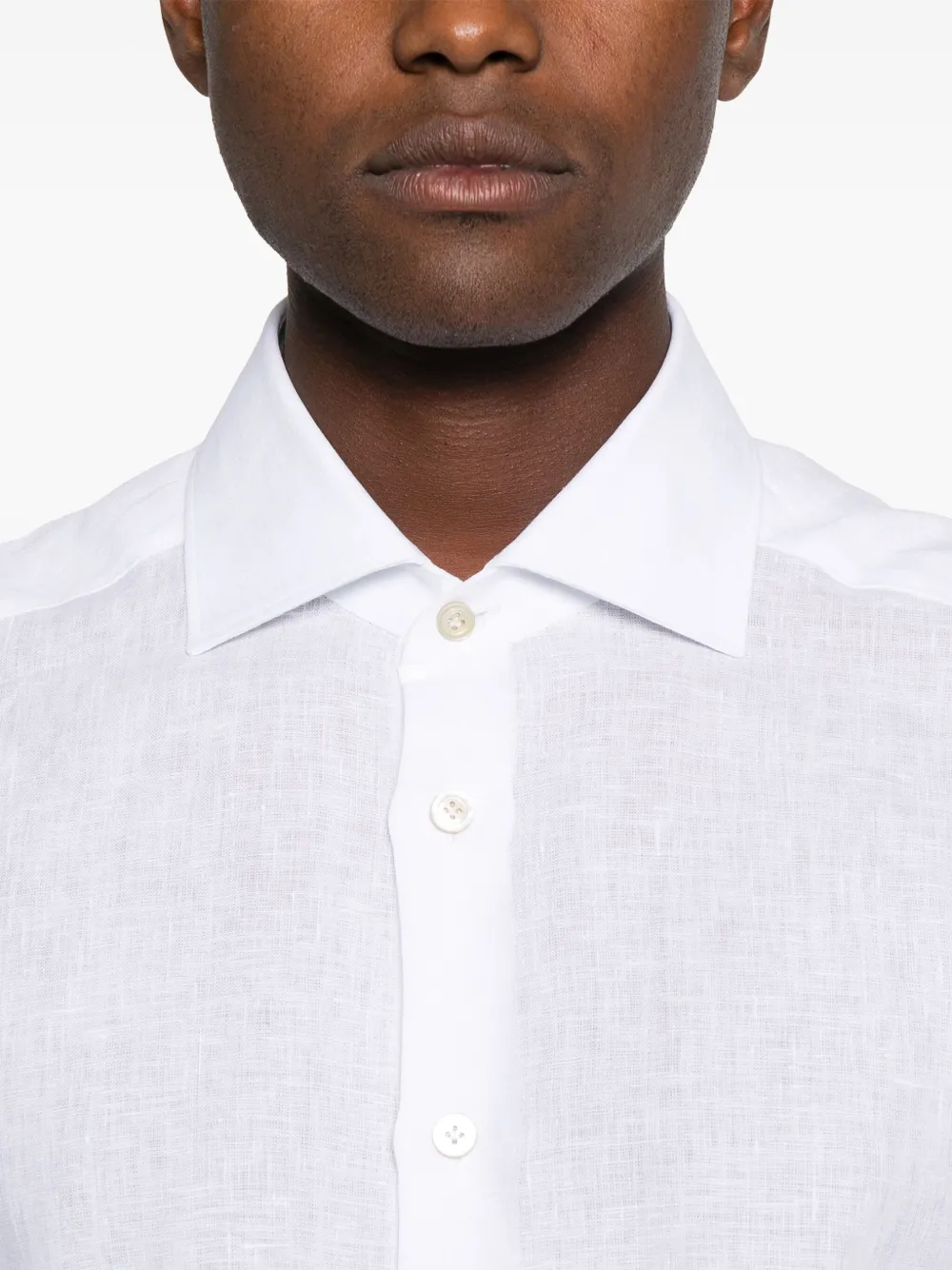 Kiton Overhemd met lange mouwen Wit