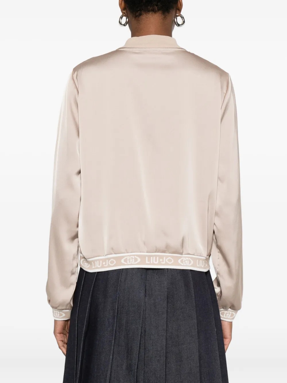 LIU JO Bomberjack met rits Beige