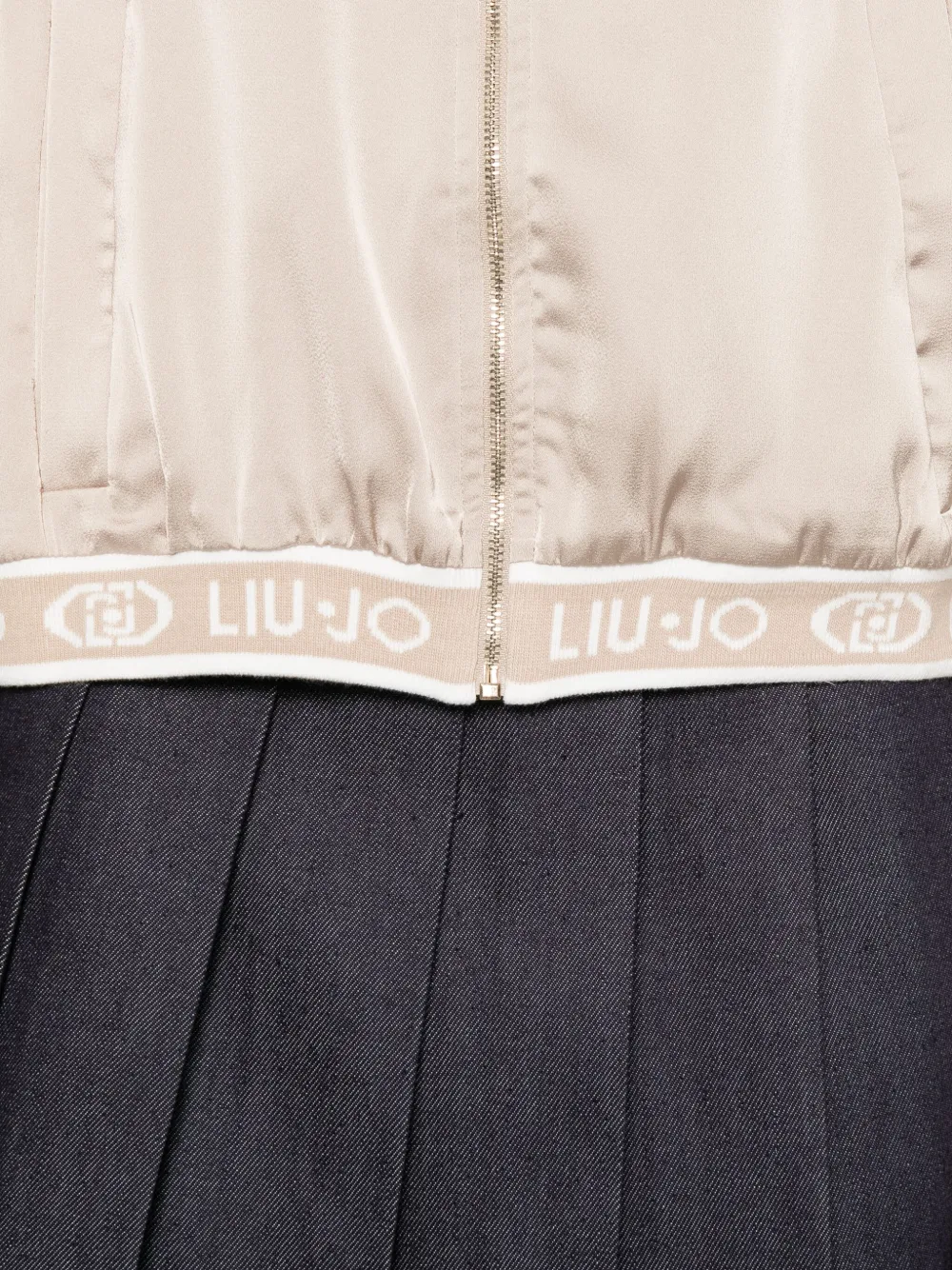 LIU JO Bomberjack met rits Beige