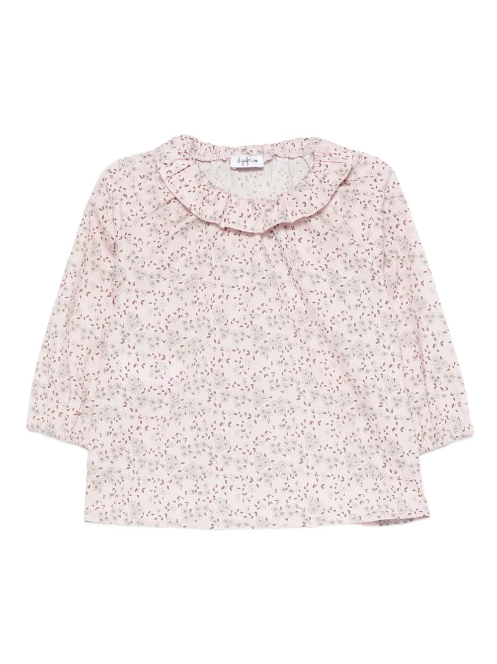 Il Gufo ruffled floral-print blouse | Pink | Image 1