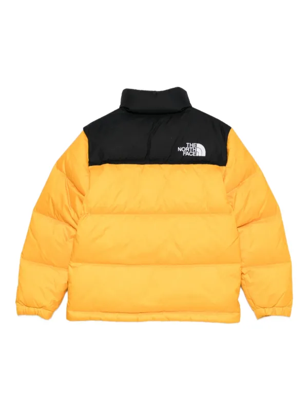 THE NORTH FACE ヌプシジャケット　kids140 　イエロー The North Face Kids logo-embroidered Puffer Jacket | Yellow | FARFETCH