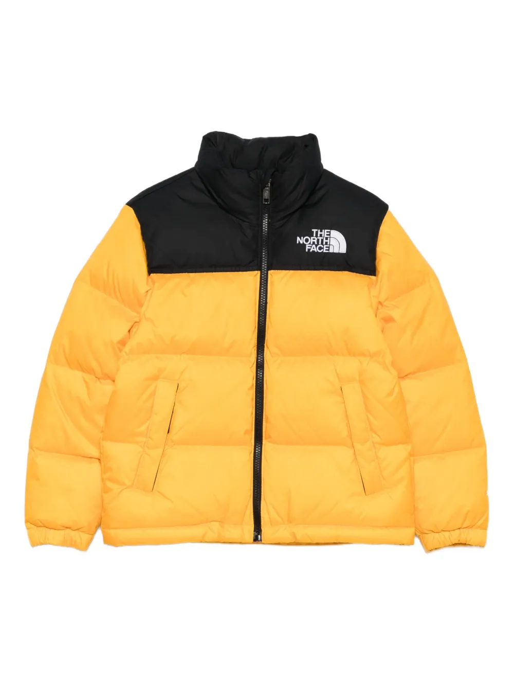 The North Face Kids パデッドジャケット - イエロー The North Face Kids パデッドジャケット - イエロー