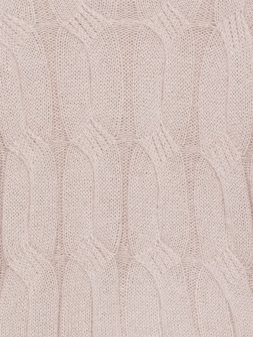 Liu •jo Cable-knit Sweater In Pink