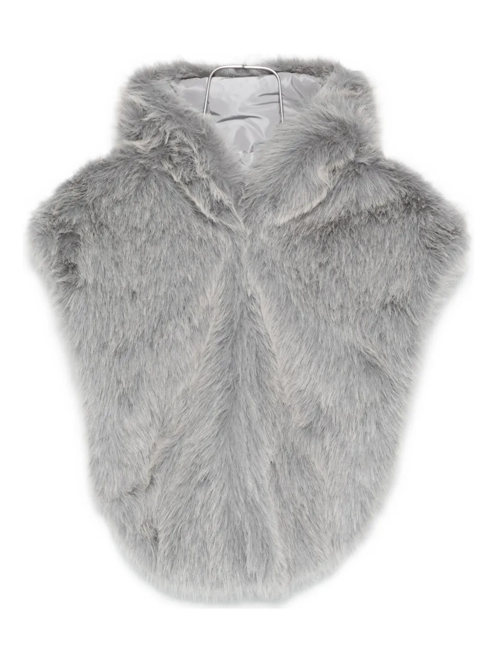 Patrizia Pepe Collar Jacket In Gray
