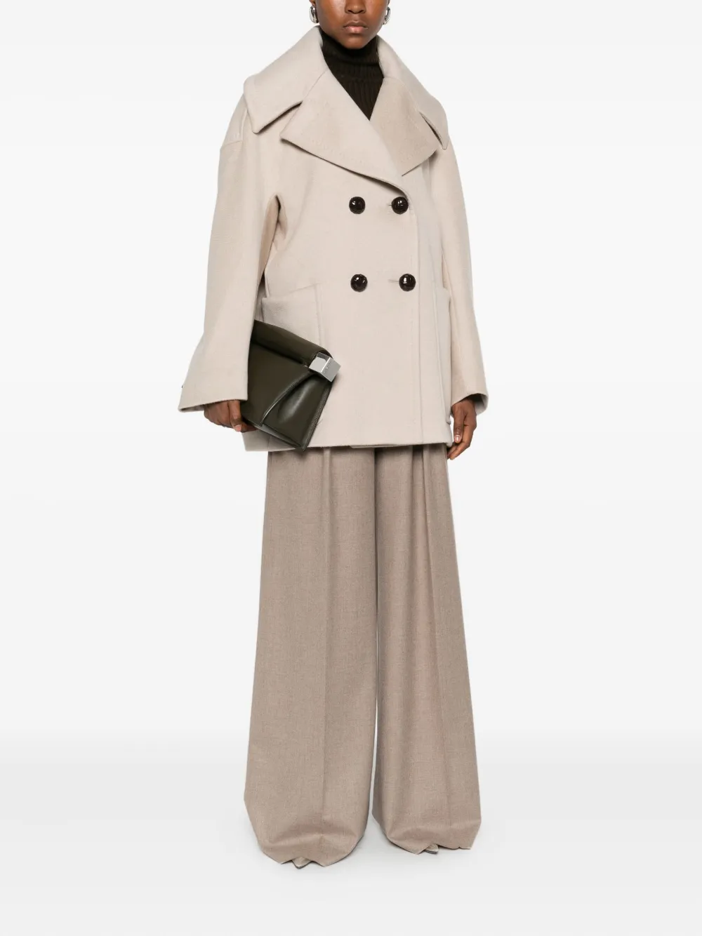 Max Mara cashmere double-breasted jacket | Double Breasted & Peacoats | Image 2