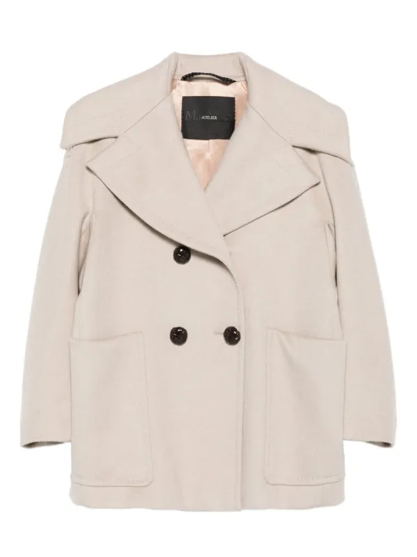 Max Mara カシミア ダブルジャケット | ニュートラル | FARFETCH JP