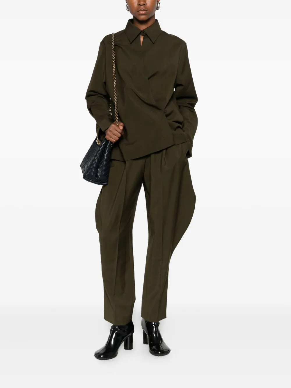 FENDI Plooibroek - Groen