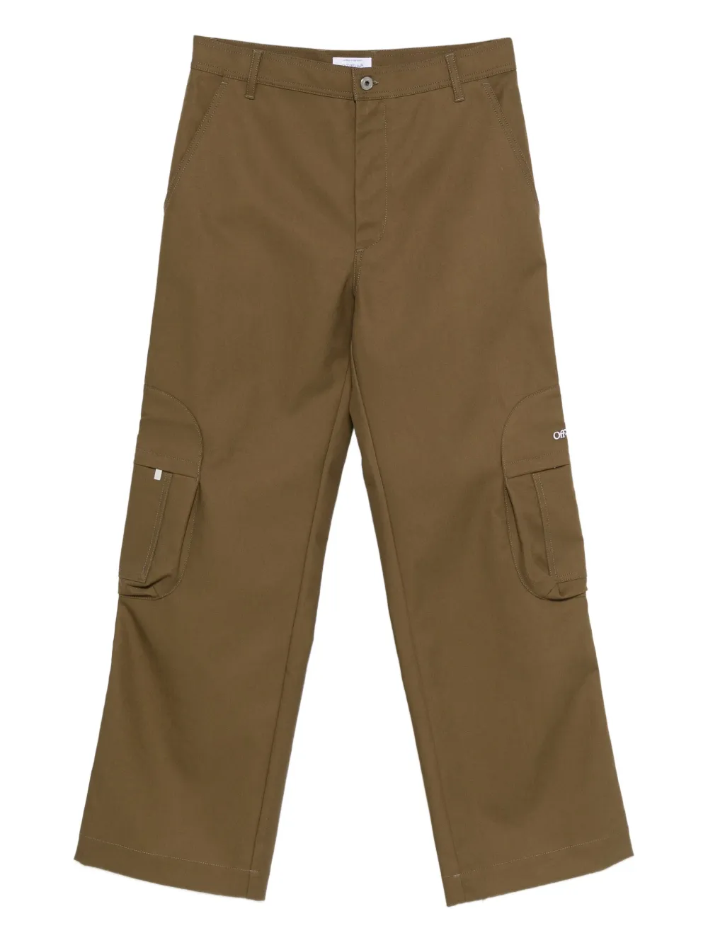 Off-White cargo pocket trousers | Brown | Image 1